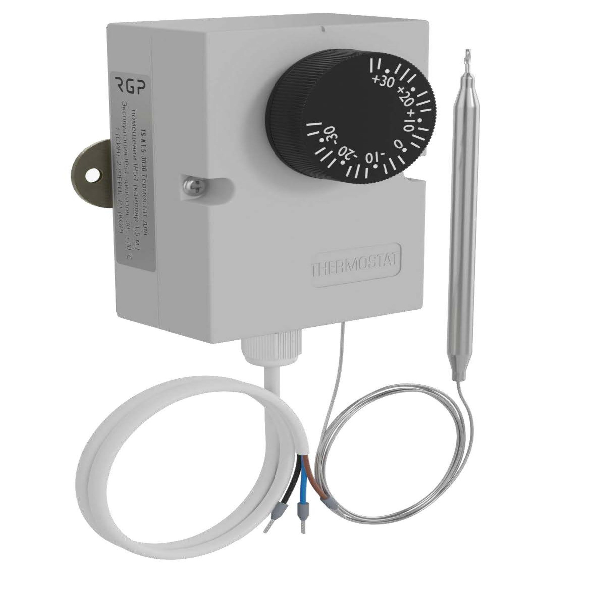 Термостат для помещений с капилляром SHUFT 1,5 метра (IP54, 0…60C)