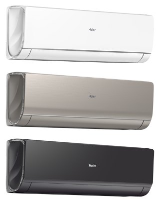 Настенный внутренний блок Haier Lightera AS12NS6ERA-B для мульти-сплит систем, черный